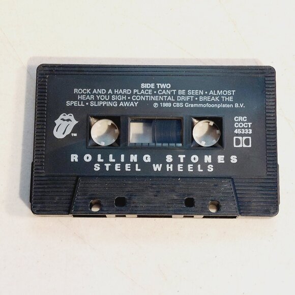 Rolling Stones ~ Steel Wheels (cassette, 1989) tested and works - Picture 3 of 3